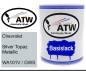 Preview: Chevrolet, Silver Topaz Metallic, WA101V / GWS: 1L Lackdose, von ATW Autoteile West.